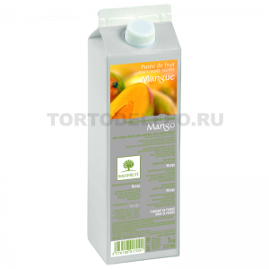Фруктовое пюре Ravifruit пастеризованное 1л Манго