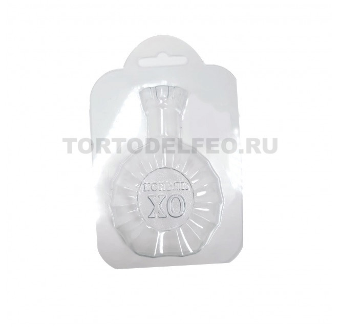 Пластиковая форма Бутылка Коньяка Х.О.10*7см